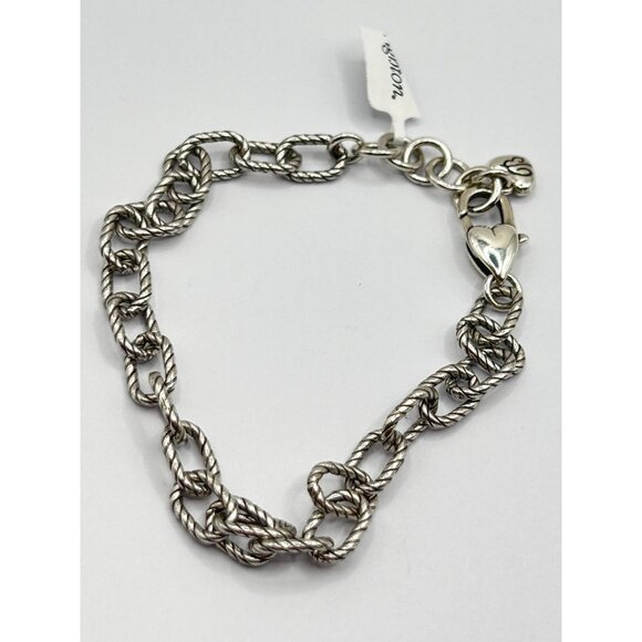 Brighton Snap charm bracelet or wear alone NWcut tag 7-8 1/4"  #36 - Picture 4 of 6